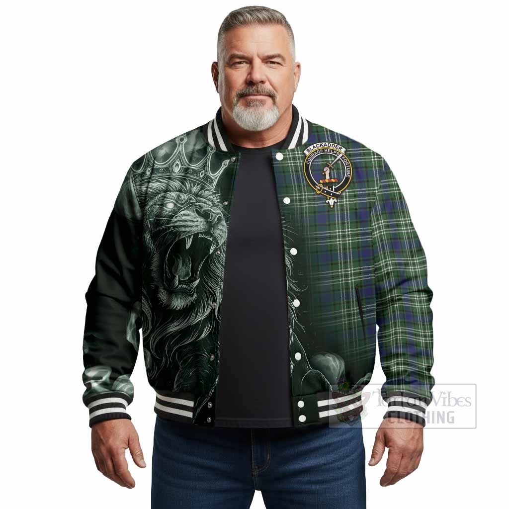 Blackadder Tartan Baseball Jacket Roaring Lion Heritage