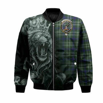 Blackadder Tartan Bomber Jacket Roaring Lion Heritage