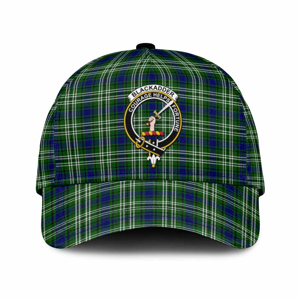 Blackadder Tartan Classic Cap with Family Crest
