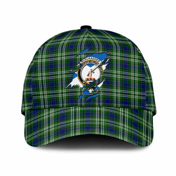 Blackadder Tartan Classic Cap with Family Crest In Me Style