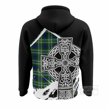 Blackadder Tartan Crest Hoodie Scottish Celtic Cross Heritage