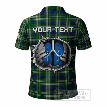 Blackadder Tartan Crest Polo Shirt Scotland In My Veins