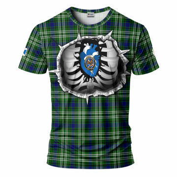 Blackadder Tartan Crest T-Shirt Scotland In My Veins
