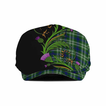 Blackadder Tartan Flat Cap, Jeff Cap Scottish Thistle Pride Heritage Art