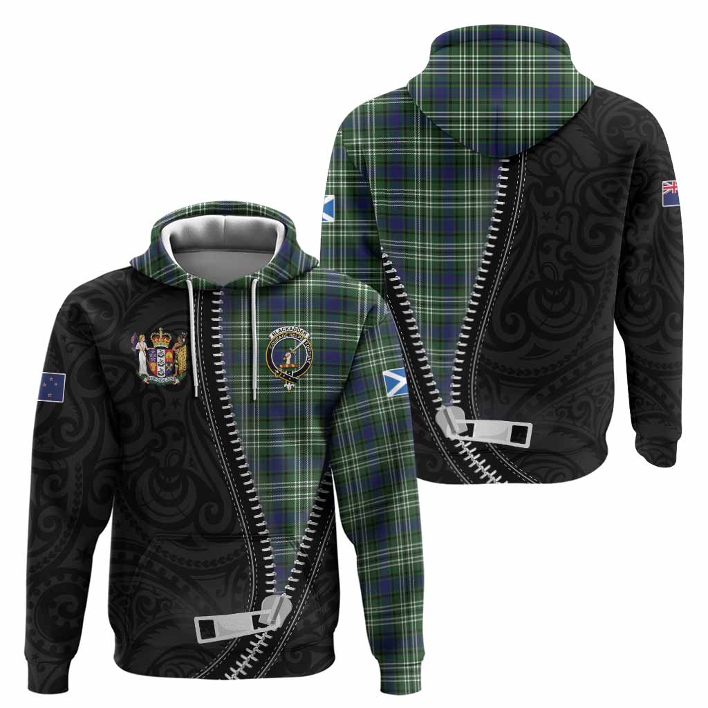 Blackadder Tartan Hoodie New Zealand Pattern Unique Zipper Stylized