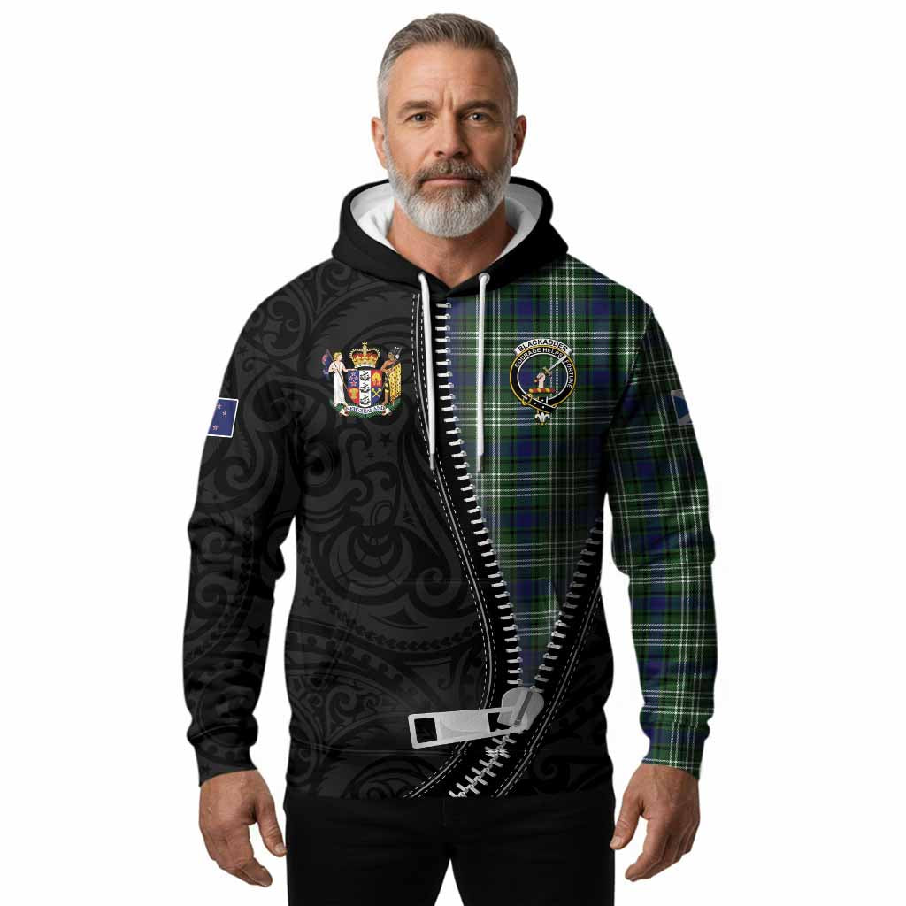Blackadder Tartan Hoodie New Zealand Pattern Unique Zipper Stylized
