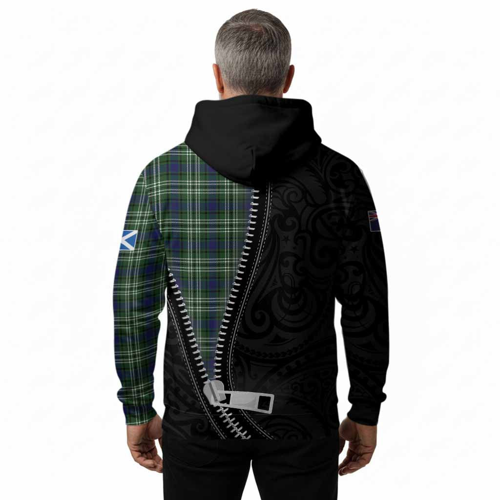 Blackadder Tartan Hoodie New Zealand Pattern Unique Zipper Stylized