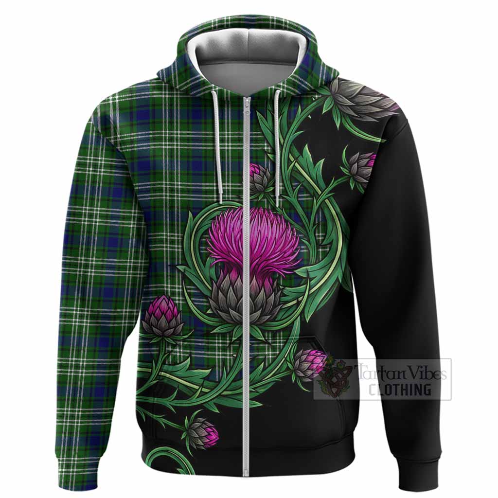 Blackadder Tartan Hoodie Resilient Scottish Thistle