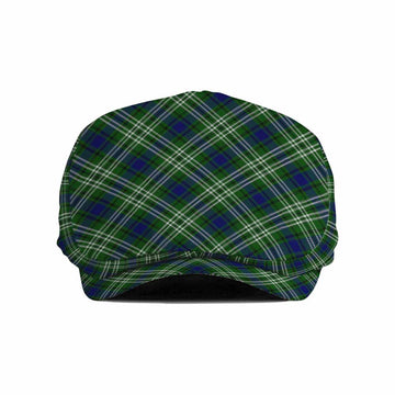 Blackadder Tartan Flat Cap, Jeff Cap Cross Style
