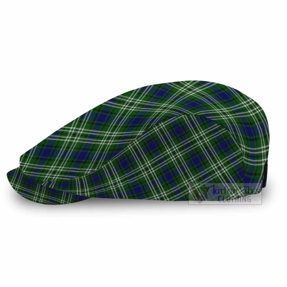 Blackadder Tartan Flat Cap, Jeff Cap Cross Style - Tartan Vibes Clothing