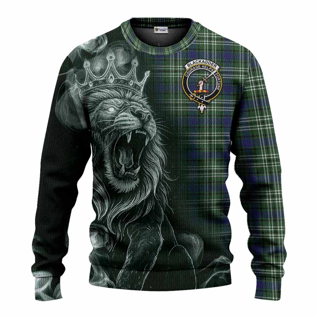 Blackadder Tartan Knitted Sweater Roaring Lion Heritage