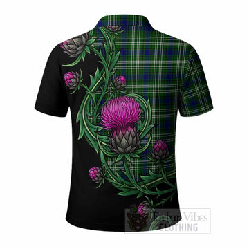 Blackadder Tartan Polo Shirt Resilient Scottish Thistle