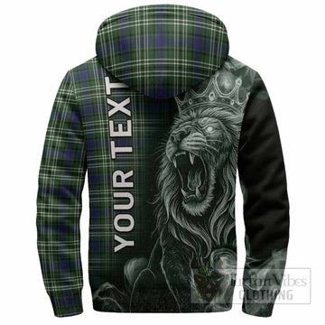 Blackadder Tartan Sherpa Hoodie Roaring Lion Heritage