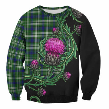 Blackadder Tartan Sweatshirt Resilient Scottish Thistle Unisex - Tartan Vibes Clothing