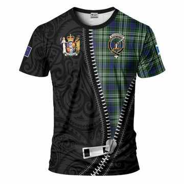 Blackadder Tartan T-Shirt New Zealand Pattern Unique Zipper Stylized
