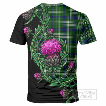 Blackadder Tartan T-Shirt Resilient Scottish Thistle