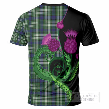 Blackadder Tartan T-Shirt Traditional Scottish Thistle