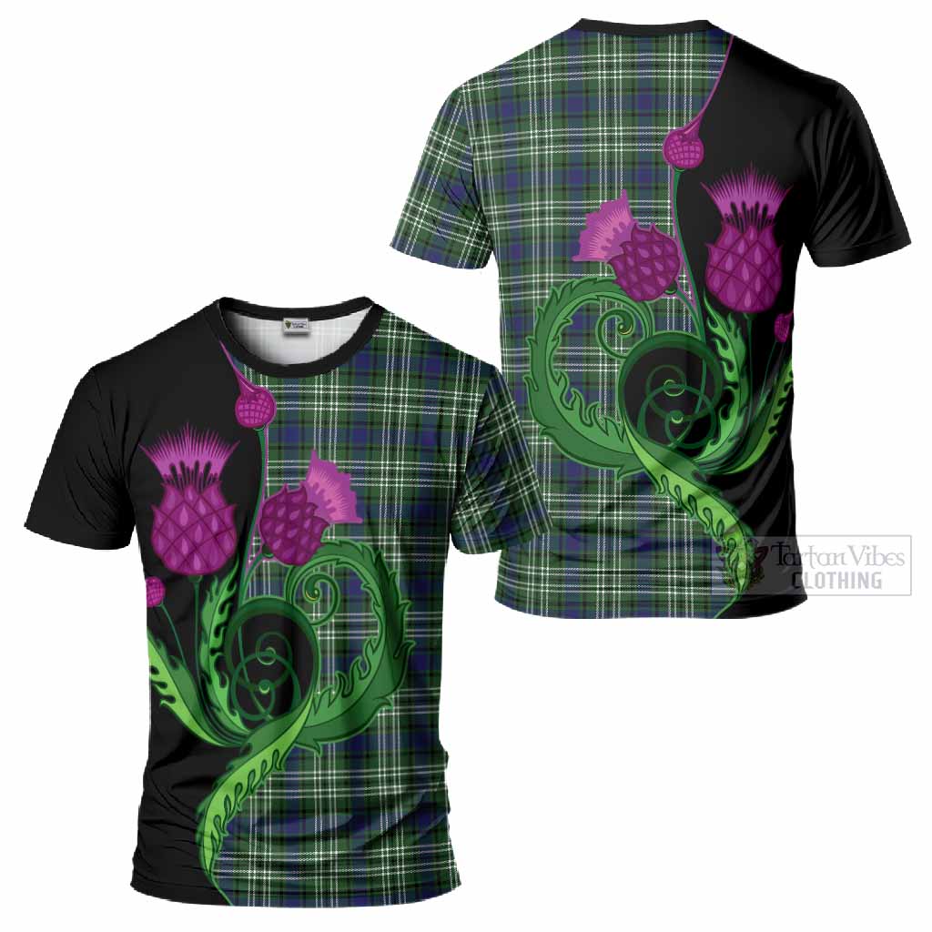 Blackadder Tartan T-Shirt Traditional Scottish Thistle