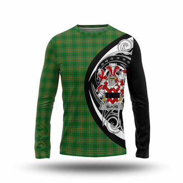 Tartan Vibes Clothing Blacke Irish Clan Long Sleeve T-Shirt Celtic Circle Style