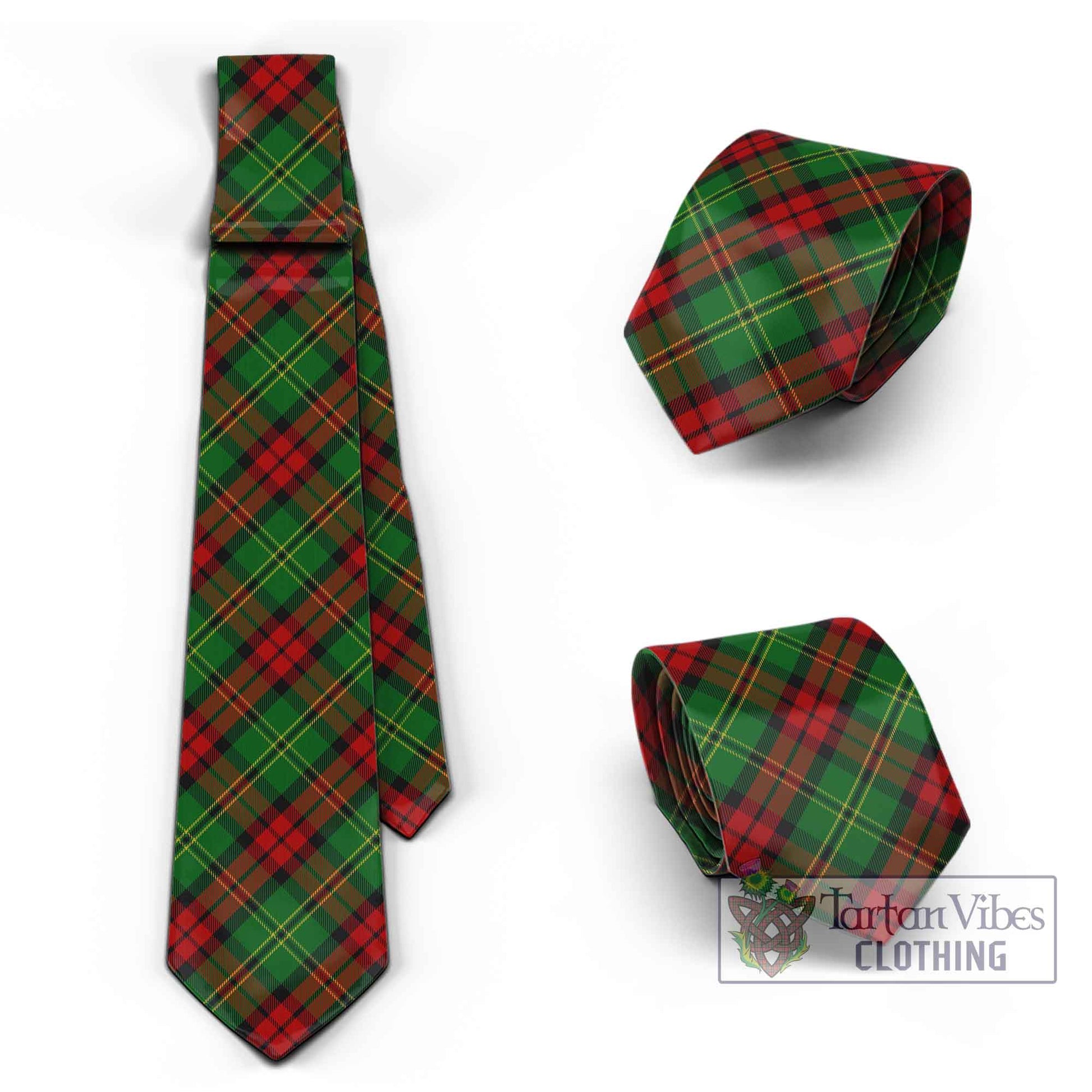 Blackstock Hunting Tartan Classic Necktie Cross Style Necktie One Size - Tartan Vibes Clothing