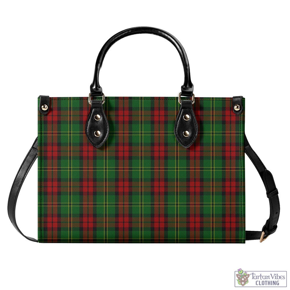 Blackstock Hunting Tartan Luxury Leather Handbags L - Tartan Vibes Clothing