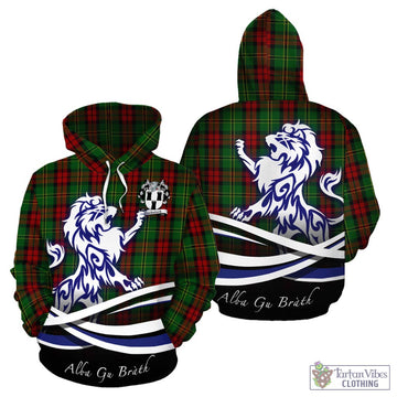 Blackstock Hunting Tartan Hoodie with Alba Gu Brath Regal Lion Emblem - Tartan Vibes Clothing