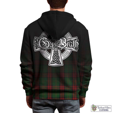 Tartan Vibes Clothing Blackstock Hunting Tartan Hoodie Featuring Alba Gu Brath Family Crest Celtic Inspired