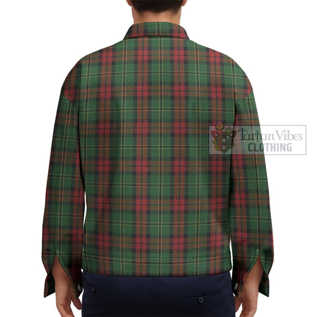 Blackstock Hunting Tartan Unisex Lapel Cotton Jacket - Tartan Vibes Clothing