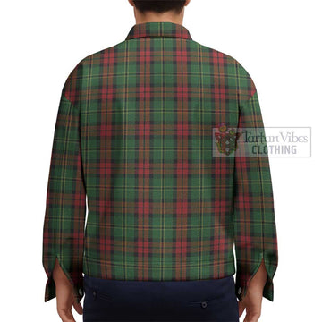 Blackstock Hunting Tartan Unisex Lapel Cotton Jacket - Tartan Vibes Clothing