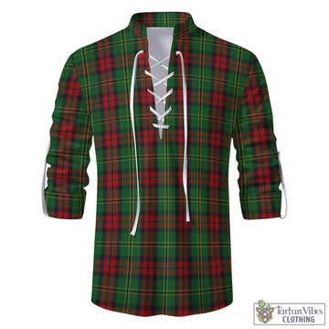 Blackstock Hunting Tartan Men's Scottish Traditional Jacobite Ghillie Kilt Shirt - Tartan Vibes Clothing