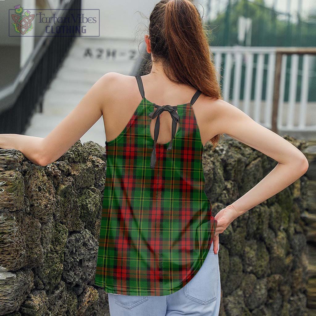 Blackstock Hunting Tartan Loose Halter Neck Camisole - Tartan Vibes Clothing