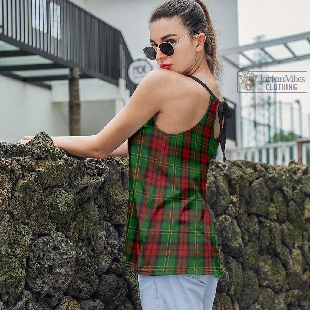 Blackstock Hunting Tartan Loose Halter Neck Camisole - Tartan Vibes Clothing