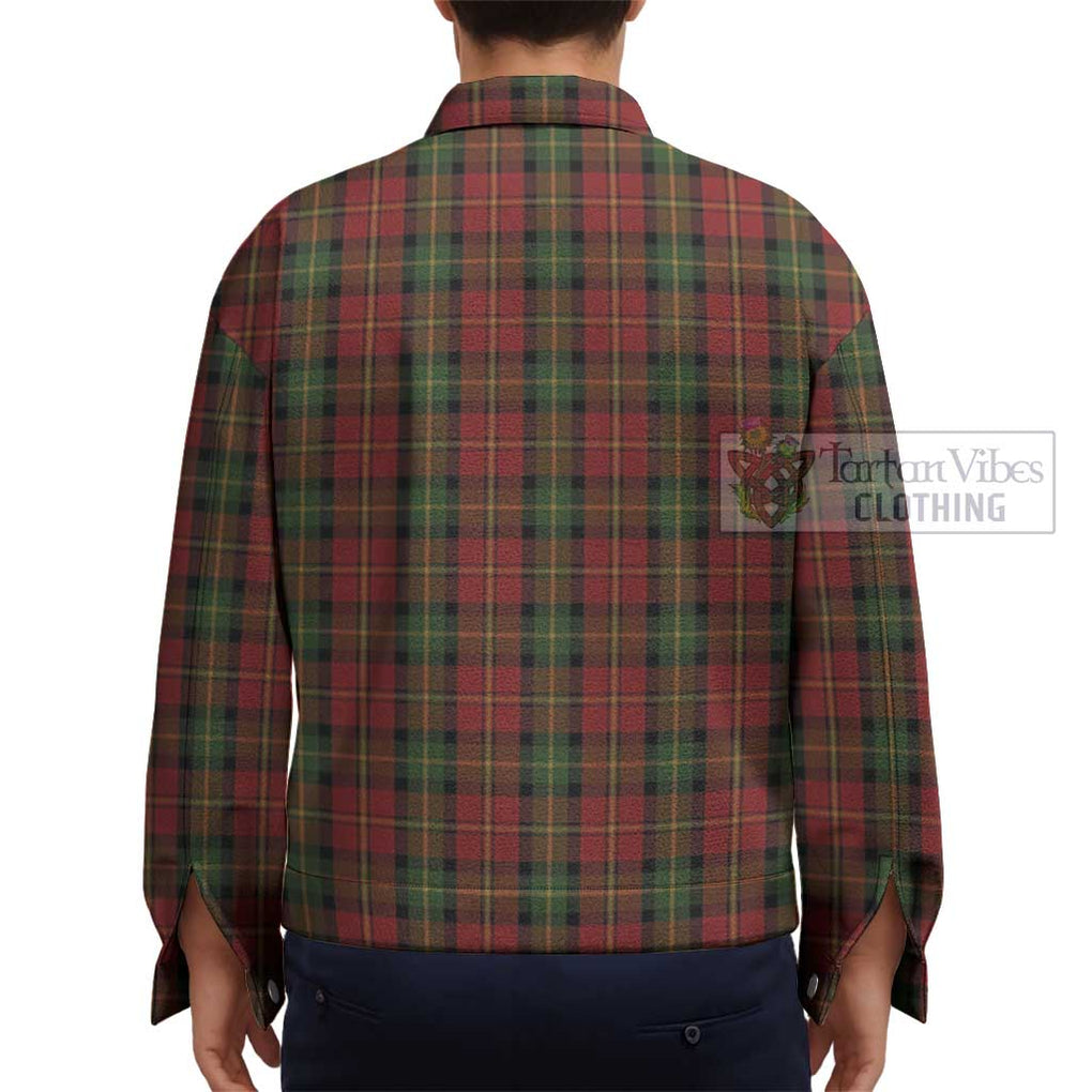 Blackstock Red Dress Tartan Unisex Lapel Cotton Jacket - Tartan Vibes Clothing