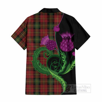 Blackstock Tartan Cotton Hawaiian Shirt Traditional Scottish Thistle