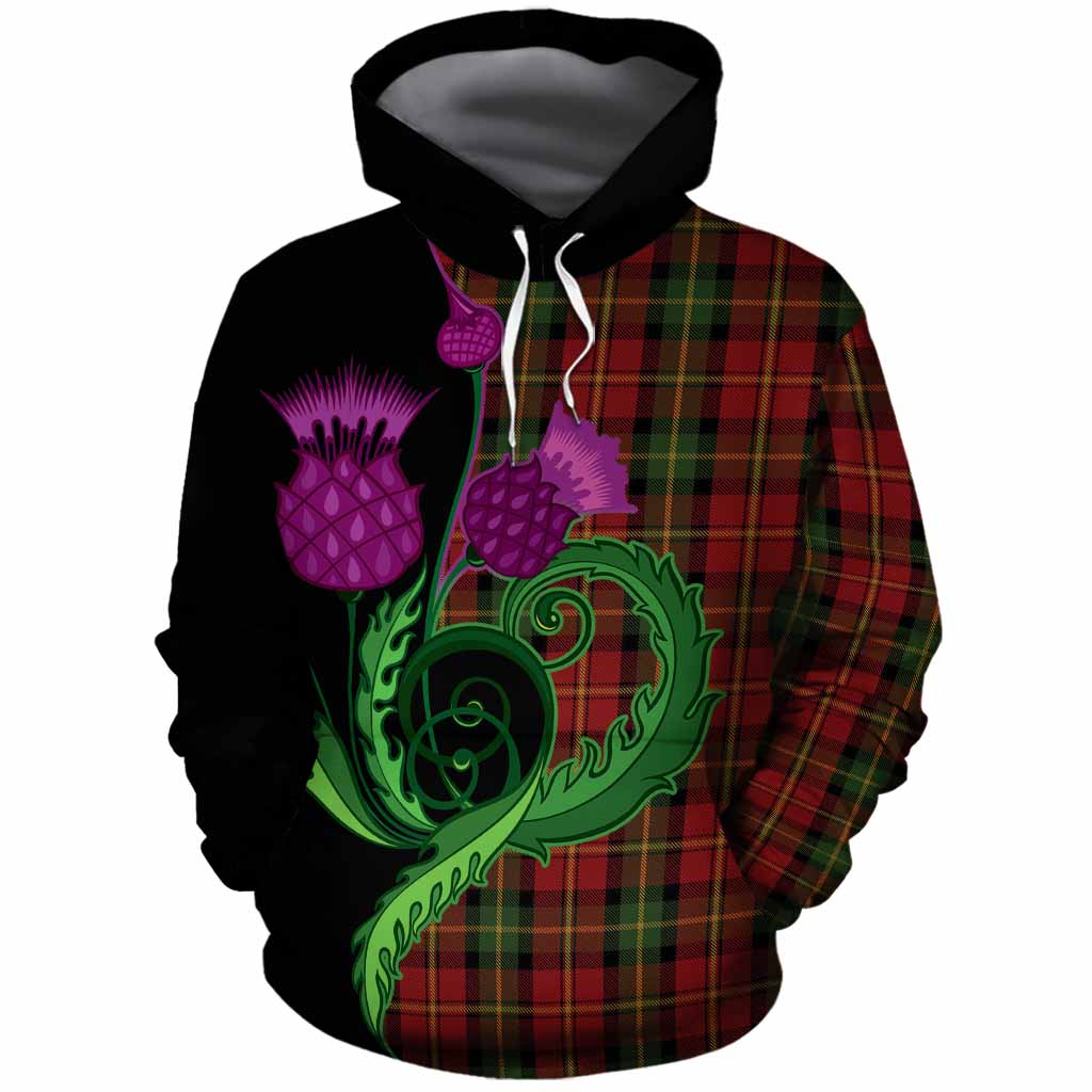 Blackstock Tartan Cotton Hoodie Traditional Scottish Thistle