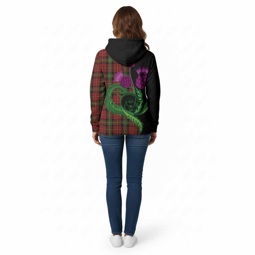 Blackstock Tartan Cotton Hoodie Traditional Scottish Thistle