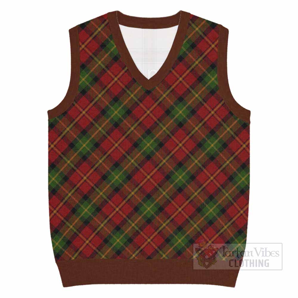 Blackstock Tartan  Knitted V-Neck Vest Cross Style