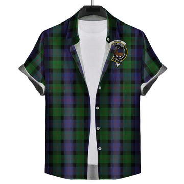 Blair Tartan Hawaiian Shirt with Family Crest