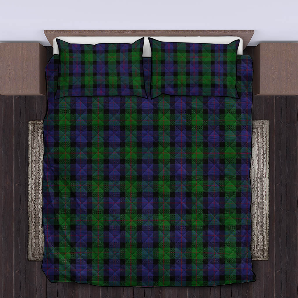 Blair Tartan Quilt Bed Set King - Tartan Vibes Clothing