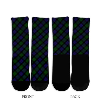 Blair Tartan Crew Socks Cross Style