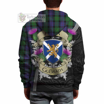 Blair Tartan Family Crest Hoodie Lion Rampant Royal Thistle Shield Celtic Inspired