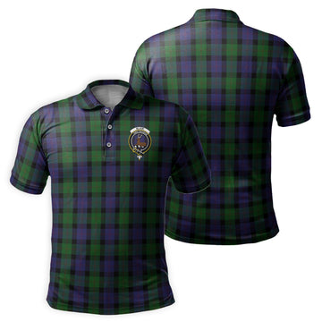 Blair Tartan Men's Polo Shirt with Family Crest
