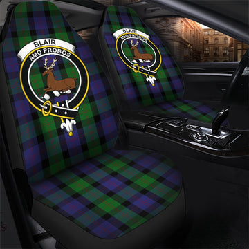 Blair Tartan Car Seat Cover with Family Crest - Tartanvibesclothing