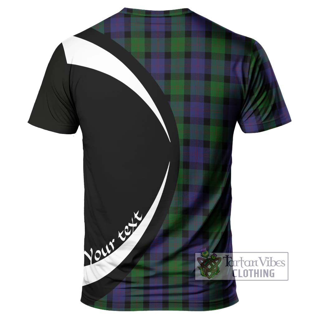Blair Tartan T-Shirt with Family Crest Circle Style - Tartan Vibes Clothing