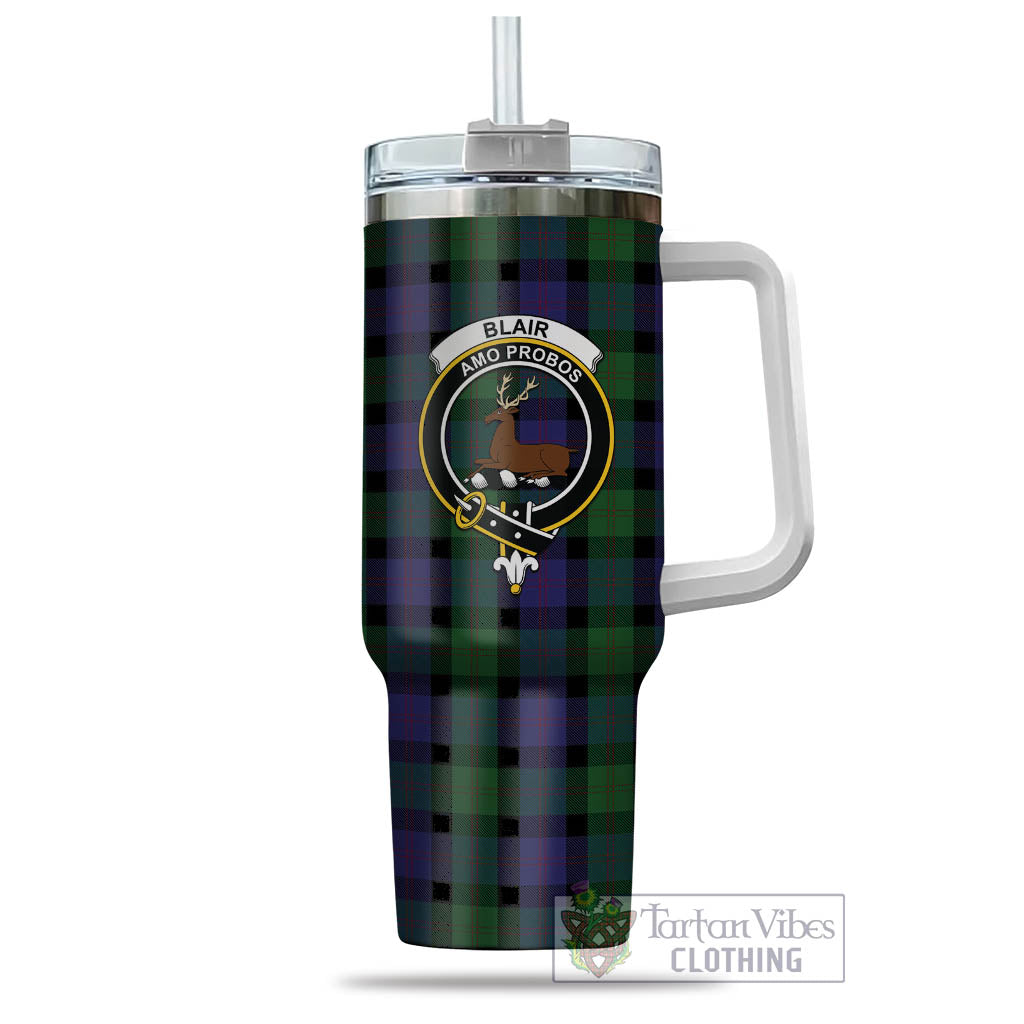 Tartan Vibes Clothing Blair Tartan and Family Crest Tumbler with Handle