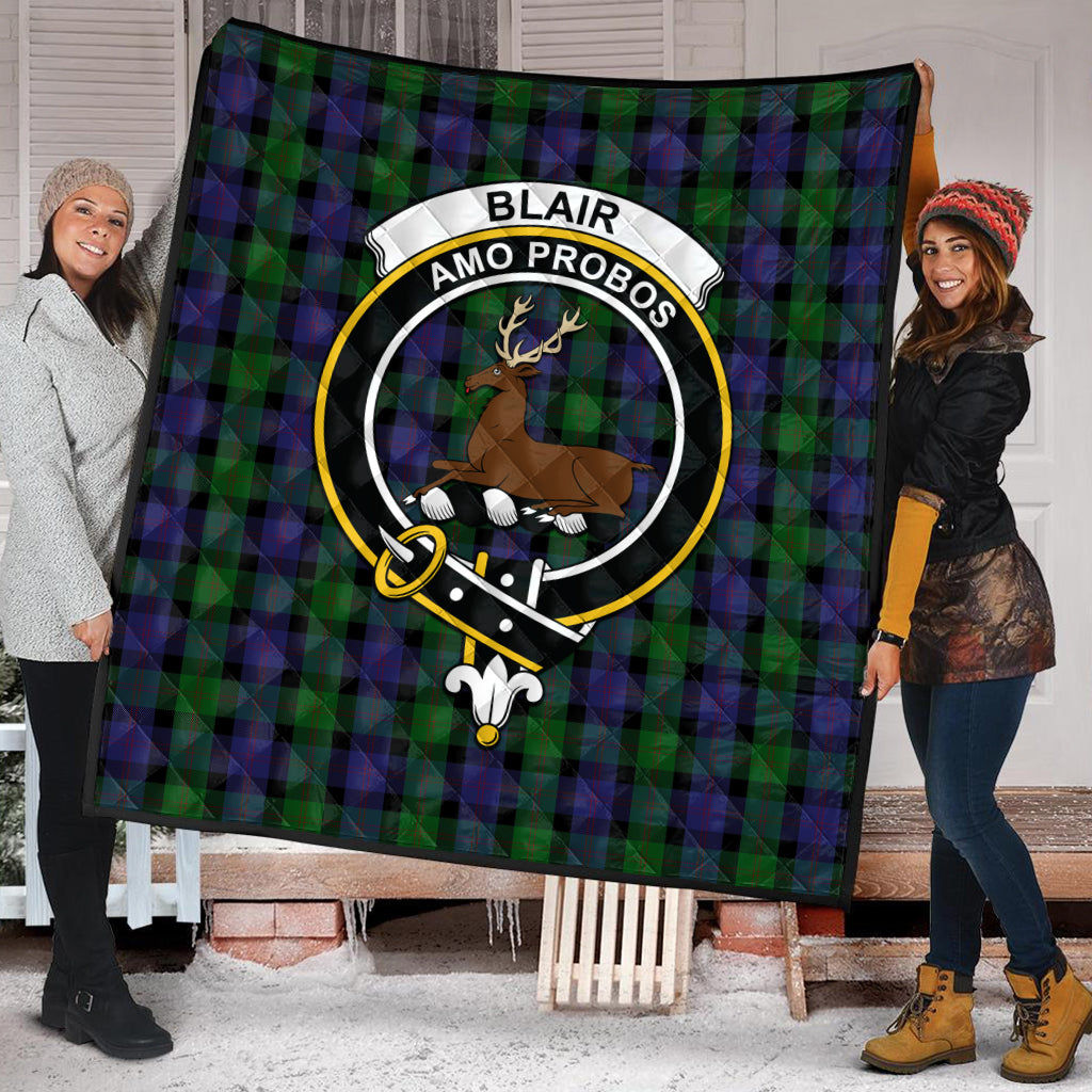 blair-tartan-quilt-with-family-crest