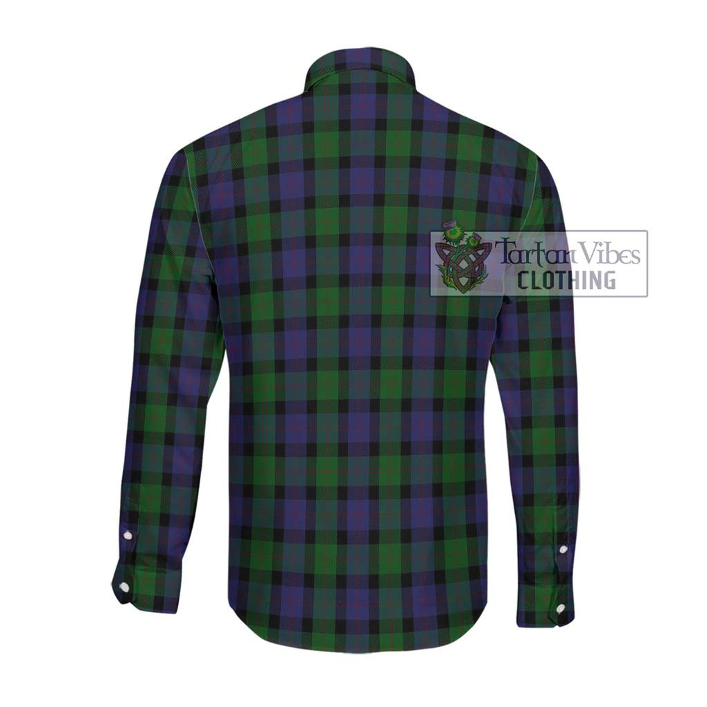 Blair Tartan Long Sleeve Button Shirt with Family Crest DNA In Me Style - Tartanvibesclothing Shop