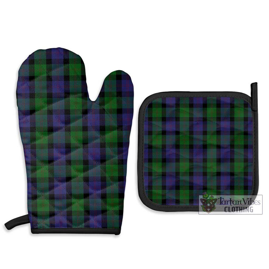 Blair Tartan Combo Oven Mitt & Pot-Holder Combo 1 Oven Mitt & 2 Pot-Holder Black - Tartan Vibes Clothing