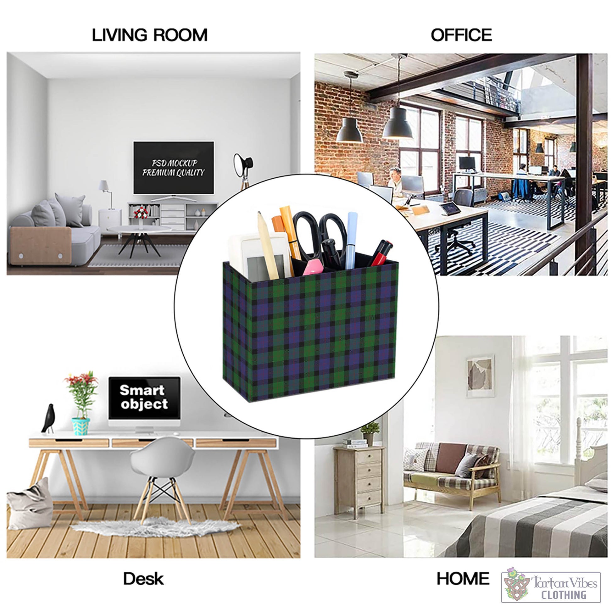 Tartan Vibes Clothing Blair Tartan Pen Holder