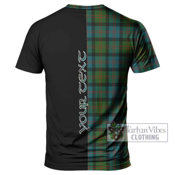 Blair Ancient Tartan T-Shirt with Family Crest and Half Of Me Style - Tartanvibesclothing Shop